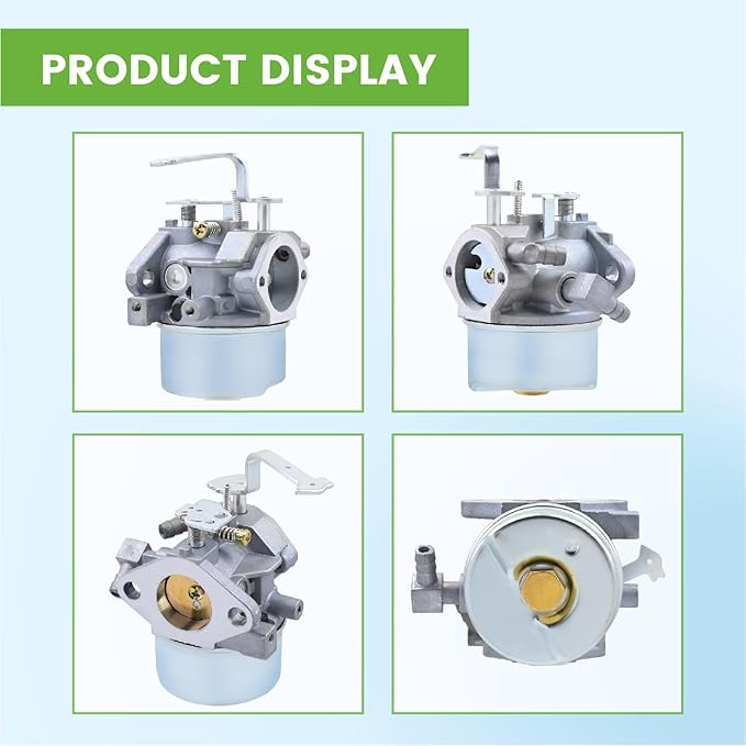 640152 Carburetor with Filter for Tecumseh 640152A HM80 HM90 HM100 8-10 HP Engine Snow Blower Mower 5000watt Generator Replace 640023 640051 640140 640260B