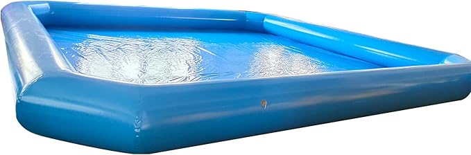 19.7x19.7x2ft Commercial Large Inflatable Pool Blow Up Swim Pools Swimming Lounge Pools with One Blower for Commercial Outdoor Summer