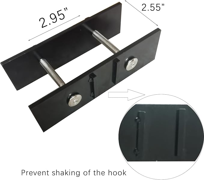 Heavy Duty Railing Deck Bird Feeder Hanger Hook Mount 13 Inch 4 Pack for Bird Feeders,Planters,Plants Flower Suet Baskets,Lanterns,Wind Chimes Holiday Decoration (4 Pack)