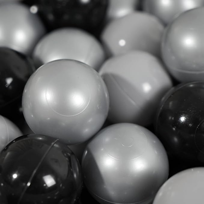 TRENDPLAY Plastic Balls for Ball Pits 2.2 Inch, Pack of 50 100 200 500 Hollow Balls, Perfect for Toddler Baby Pools,Party,Festival Decoration