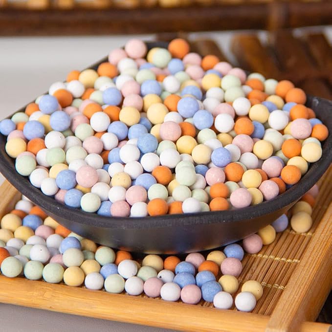 6LBS Garden Soil,Clay Pebbles Gardening Ceramsite Orchid Rocks Drainage Water Purification Ceramsite Decor Cultivation Soil Stone Horticultural Grade for Soil Hydroponics Aquaponics,Diameter 8-10mm