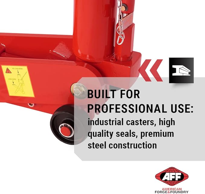 AFF Forklift Jack - 7 Ton (14,000 lbs) Capacity - Fits most Forklift Models - Removable Handle - Heavy Duty
