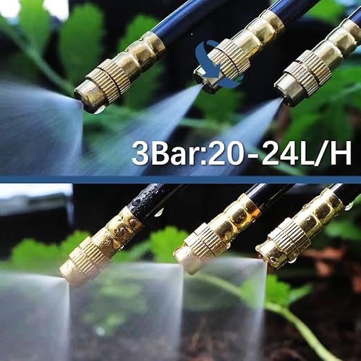 360°Curved Garden Automatic Irrigation System, 360 Degree Bendable Adjustable Garden Watering System, Drip Irrigation System for Garden/Yard/Lawn/Greenhouse(49.2ft Hose+15 Nozzles)