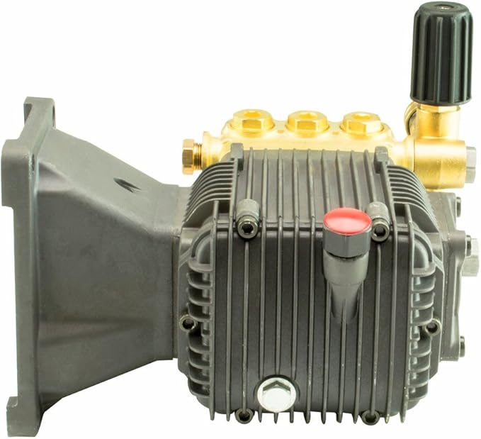 Triplex Power Pressure Washer Pump 5 GPM 3200 PSI 3600 RPM 1" Hollow Shaft with Unloader