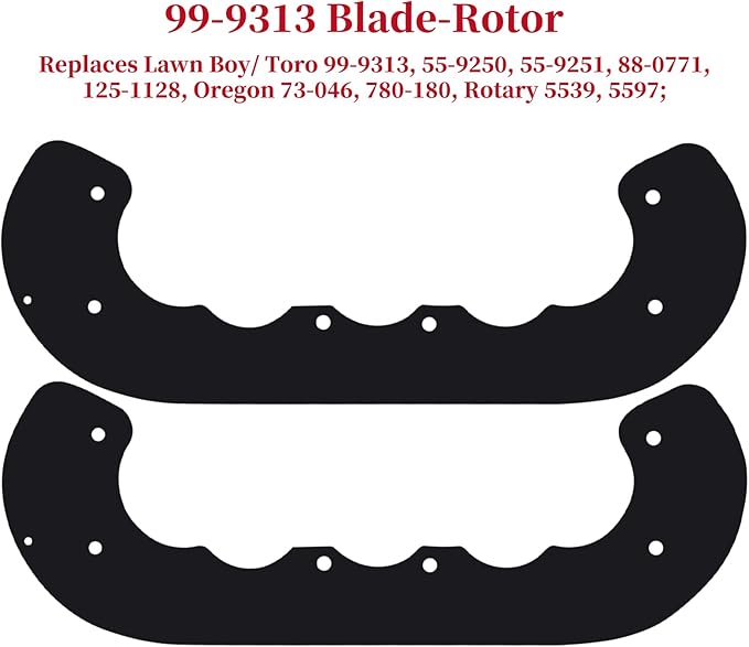 GELASKA 99-9313 Paddles with 133-5585 Scraper Replaces 125-1128, 55-9250, 55-9251, 88-0771, 108-4884, 139-3536, 161-0963 for Toro Power Clear 210, 221, 421, 621E, 621R, 721E 721R CCR6053 Snowthrowers