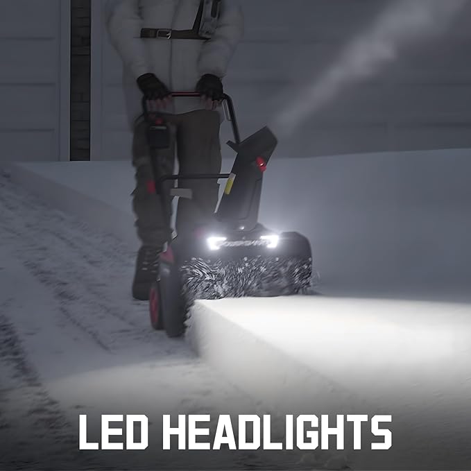 PowerSmart 40V Cordless Snow Blower 21-in Snow Blower Battery Powered, Battery and Charger Included, HB2421A