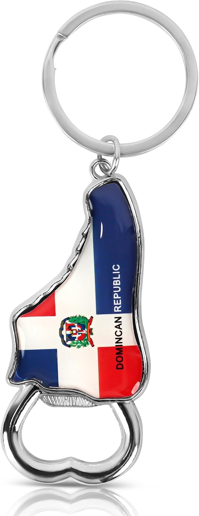 Dominican Republic Beer Bottle Opener Keychain - Sneaker