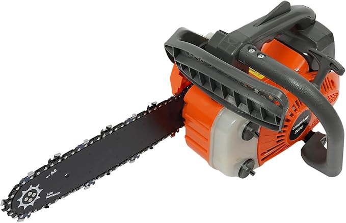 25.4CC 12 Inch Gas Chainsaw, 2-Stroke Gasoline Powered Chain Saw, 900W Handheld Petrol Chainsaws For Wood Cutting, Tree Trimming and Land Clearing