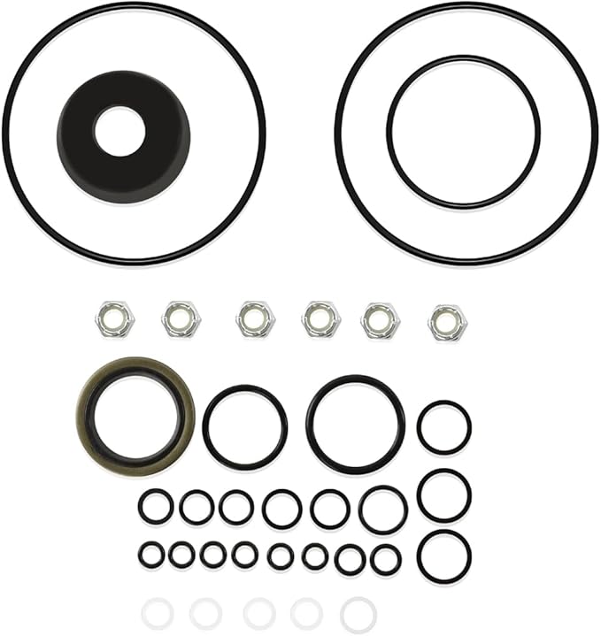 15254 Snow Plow Pump Complete Seal Kit Compatible with Meyer Pump Models e46, e46-h, e47, e47-h, e57, e57-h, e58-h