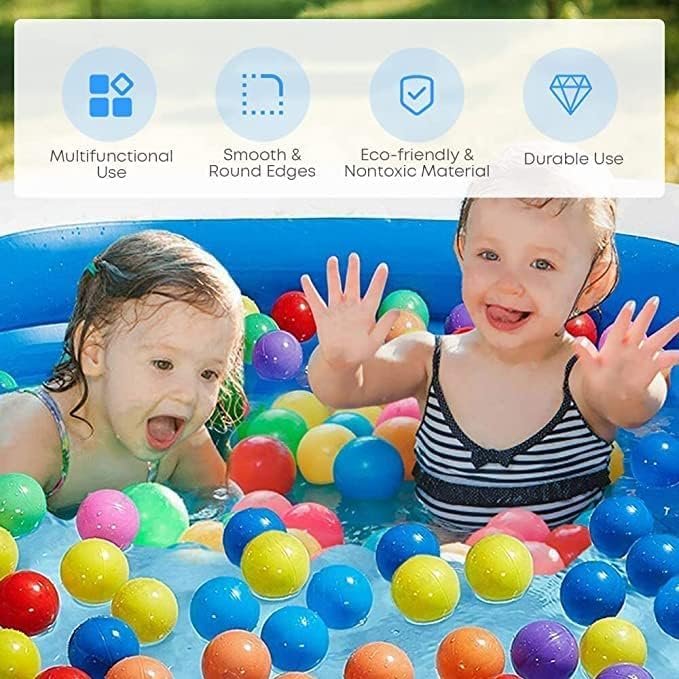 Inflatable Swimming Kiddie Pool, Size 120" X 72" X 22" Large Blow Up Pool for Family Backyard Outdoor Toddler,Big Rectangle Pools for Children,