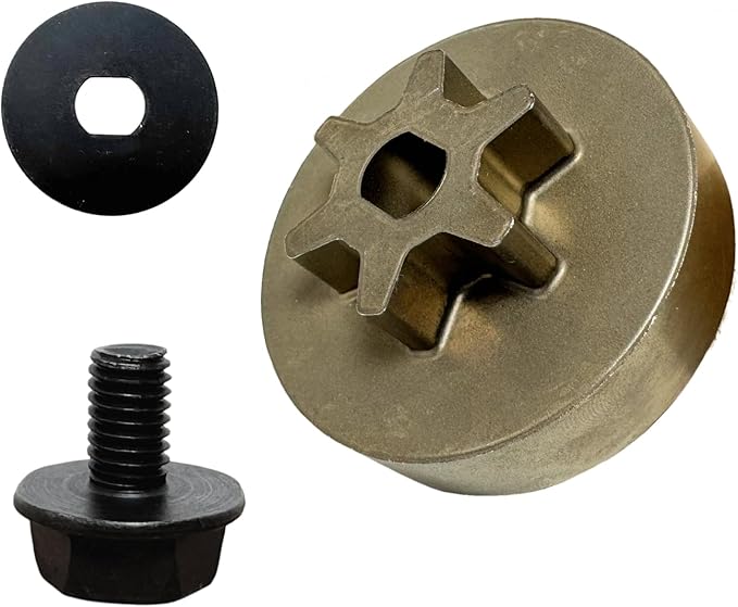 Chainsaw Drive Sprocket Fit for De-walt CCS620B DCCS620P1 DCCS670B DCCS670X1 DCCS690B DCCS690H1 DCCS690M1 12" 16" 18" 20 60v Chainsaw Replace 90618228 90639221 90618229 with Washer & Bolt