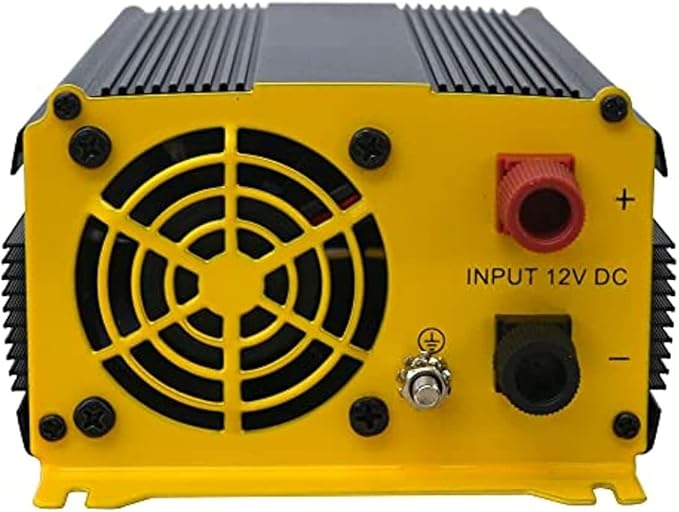Go Power! 80175 GP-800HD 800 Watt/Heavy-Duty Modified Sine Wave Power Inverter 12V to 110V AC, Compact Solution for Home & Outdoor Use, Black