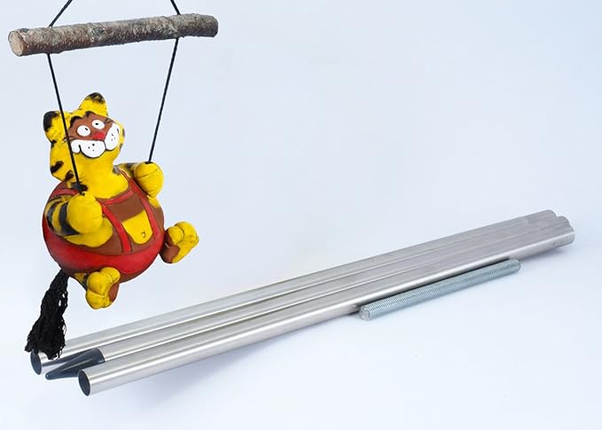 Ceramic Garden Decor - Cat Lawn Stake - Outdoor Statue - Perfect, Unique Gifts for Gardeners Woman, Men, Yard Gifts - Handmade, Frostproof