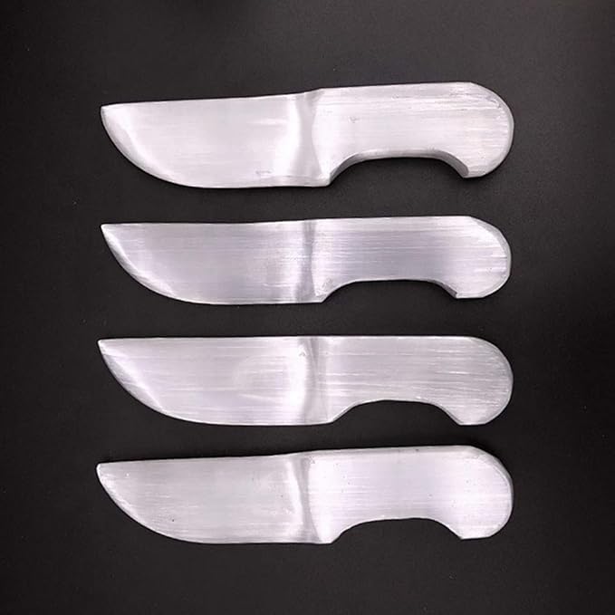 JIC Gem Selenite Crystal Knife 5.5" White Reiki Healing Stones Home Decoration 1pc