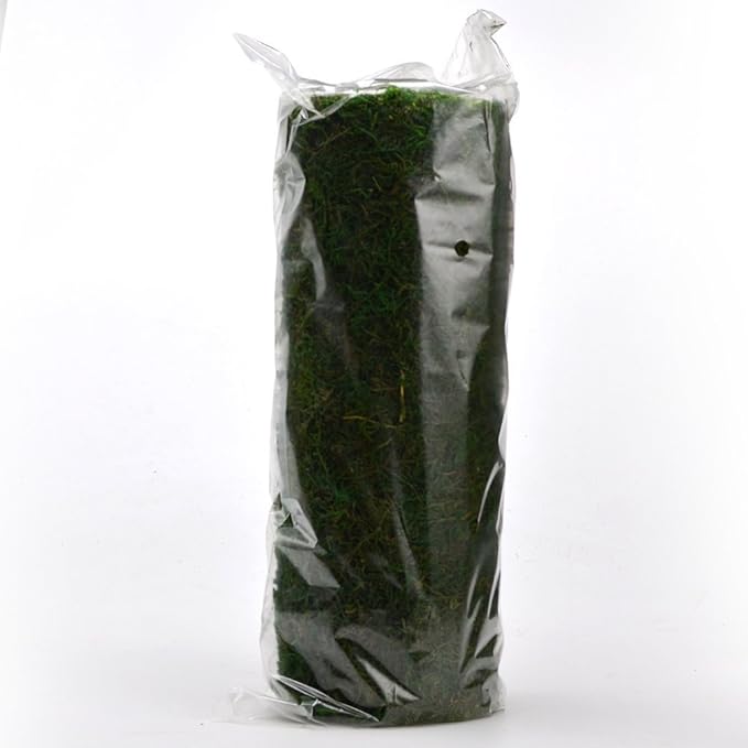 Byher Dried Moss Table Runner for Party Garden Decoration, Dark Green 30cm X 180cm ( 12" x 71" )