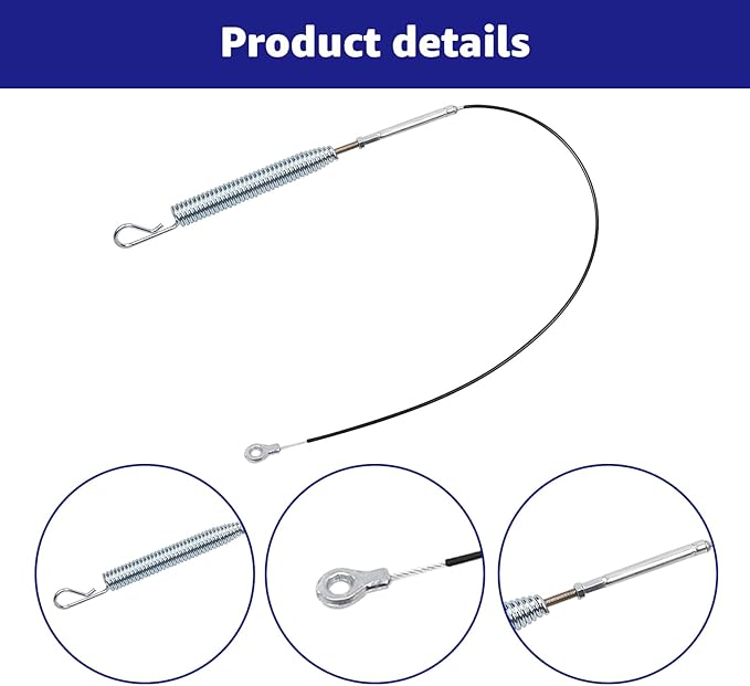 06900438 Upper Traction Replace Auger Cable Compatible with SNO-Tek 24 28 Ariens Compact 20 24 120V, ST24LE Snow Blower