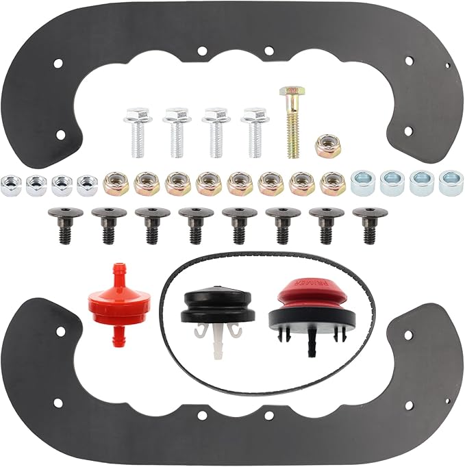 Carbhub 99-9313 Snowblower Paddles Fit for CCR 6053, CCR 6053 ES, CCR 6053R, Toro Power Clear 621 210R 221QR Replace 99-9313, 125-1128, 55-9250, 55-9251, 88-0771 with 108-4921 Belt and Hardware Kit