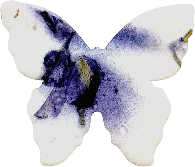 50 pcs Small Purple Butterflies – Plantable Seed Paper for Weddings, Gifts, and Life Events (#45s)