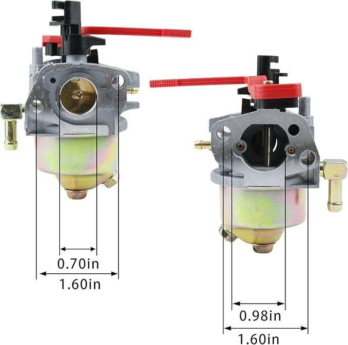 Carburetor 751-12098 for Craftsman SB230 SB270 Snow Thrower Replace for Troy Bilt HY-165J 265-JU-11 751-12011 951-12011 951-12704 951-12098 Series Engine