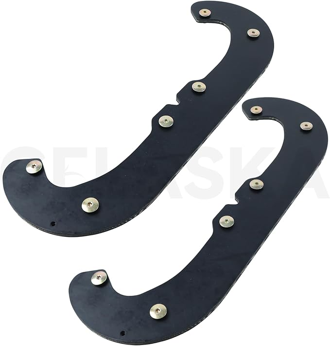 GELASKA 117-7700 Snowblower Paddles with 117-7717 Scraper for Toro Power Clear 180, 418 ZE, 418 ZR, 518 ZR, 518 ZE, 38272, 38282, 38472, 38473, 38273, 38283, 38274 Snowthrowers