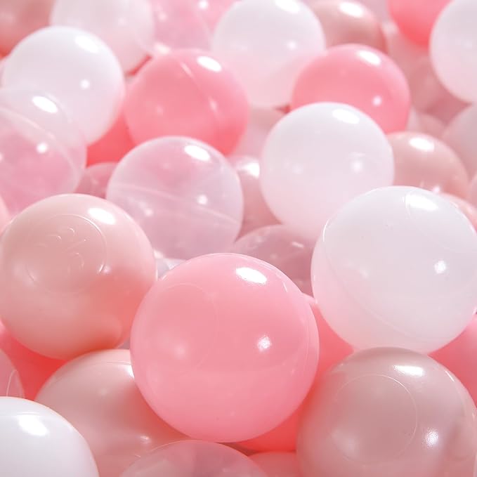 TRENDPLAY Plastic Balls for Ball Pits - Hollow Balls- Safe and Exciting Playtime - Perfect for Baby Pools, Birthday Party Decoration