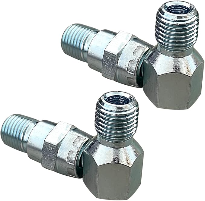 2 PCS 90 Degree Hydraulic Hose Swivel Elbows for Meyer Snow Plow Snowplow Blade 21855