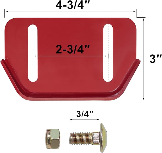 for 784-5580 784-5580-0637 MTD Parts Snow Thrower Slide Shoes Set with Bolt and Nut Pack of 2