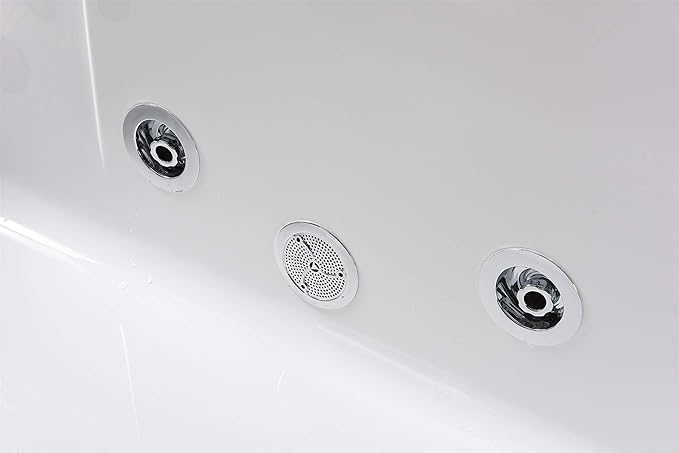 Whirlpool bathtub hydrotherapy 2 persons 10 water jets Hot tub 59" - Marbella
