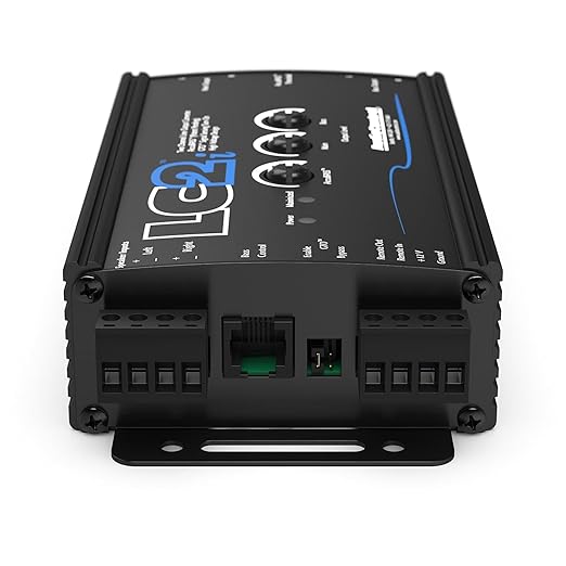 Alpine S2-A60M S Series Mono Class D Subwoofer Amplifier 600W with LC2i 2 Channel Line-Output Converter with AccuBASS Bundle