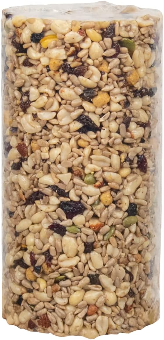 JCs Wildlife Woodpecker Blend Premium Bird Seed 2 lb Small Cylinder with Hole (2 Cylinders)