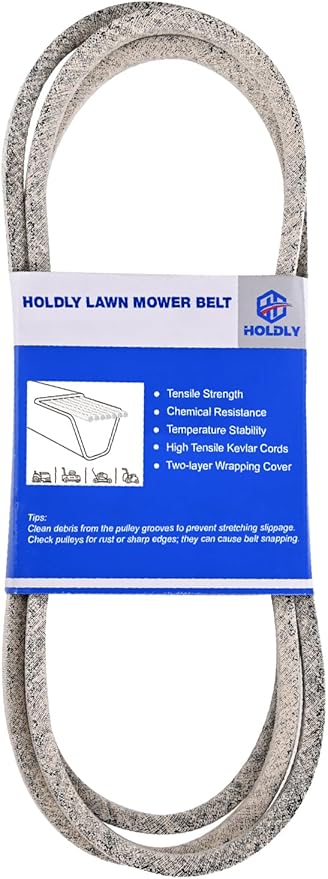 1/2 x 115'' Mower V-Belt Replace for M124895,Compatible for John Deere Scotts S1642 S1742 Sabre 1542GS 1542HS 1642HS, Mower 42-inch Deck Drive Belt Kevlar Lawn Mower Belt (M124895)