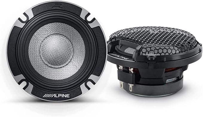 Alpine 6.5" R2 Pro-Series High-Resolution Speaker Bundle - A Pair of R2-S6533-Way Component Speakers & a Pair of R2-S652 6.5" 2-Way Component Speakers