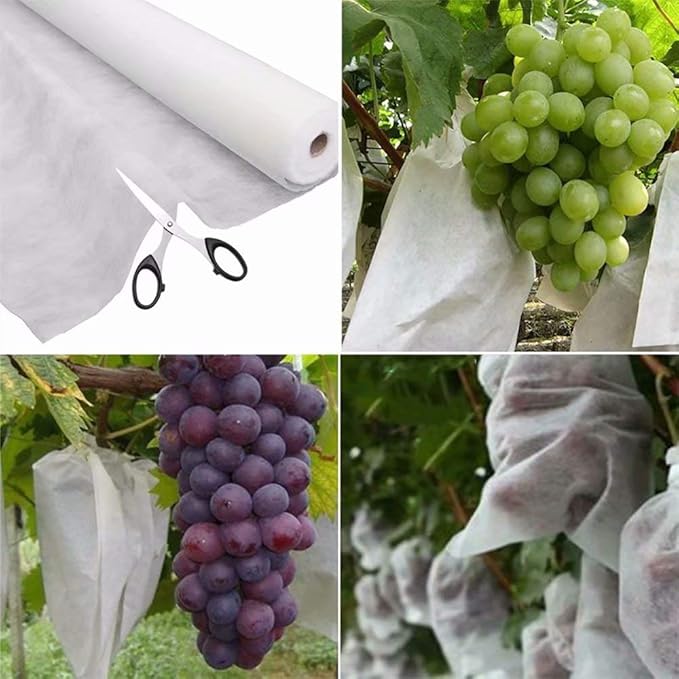 Agfabric Plant Covers Freeze Protection Floating Row Covers 10'x15' 0.9oz Plant Covers Freeze Sun Protection,Frost Cloth for Vegetables,White