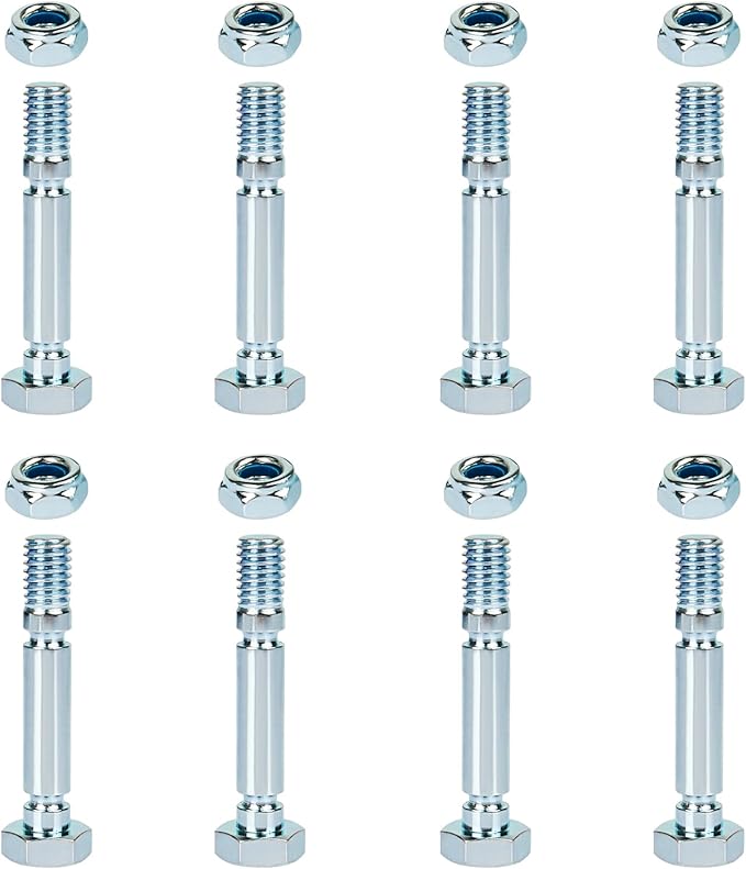 Snowblowers Shear Pins 303160355P / 303160355 Compatible with Powersmart Snow Blower Shear Part Fit for Powersmart All Two-Stage Snow blowers, Snow Blower Replacement Parts - 8 Pack