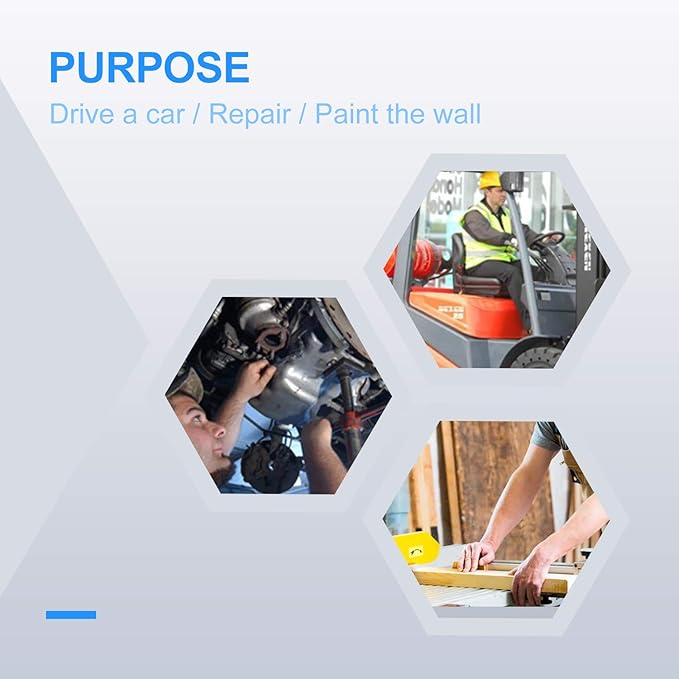 HANDLANDY Work Gloves for Men & Women, Utility Mechanic Working Gloves Touch Screen, Flexible Yard Work Gloves