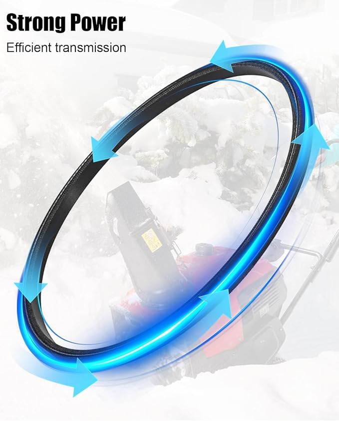 V-Belt Fit for Honda HS521 HS621 Replace 22431-747-003, Snow Blower Deck Drive Belt