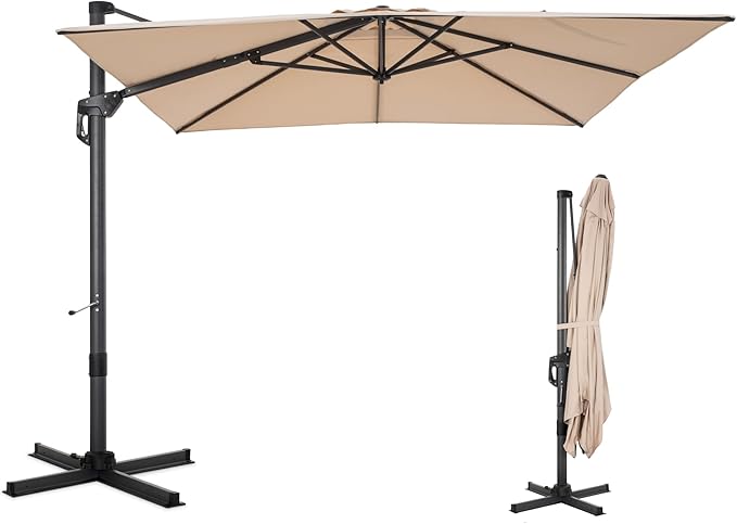 Sophia & William Cantilever Patio Umbrellas Offset Outdoor Umbrellas