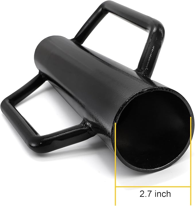 yarlung Fence Post Driver, 17 LBS Heavy Duty Hand Post Pounder with Handles for Metal U Posts, T Posts, Garden Wooden Fence, Black