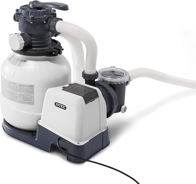 INTEX 26327EH 22ft X 48in Ultra XTR Deluxe Above Ground Swimming Pool Set – Includes 2100 GPH Cartridge Sand Filter Pump – SuperTough Puncture Resistant – Rust Resistant – Easy to Assemble