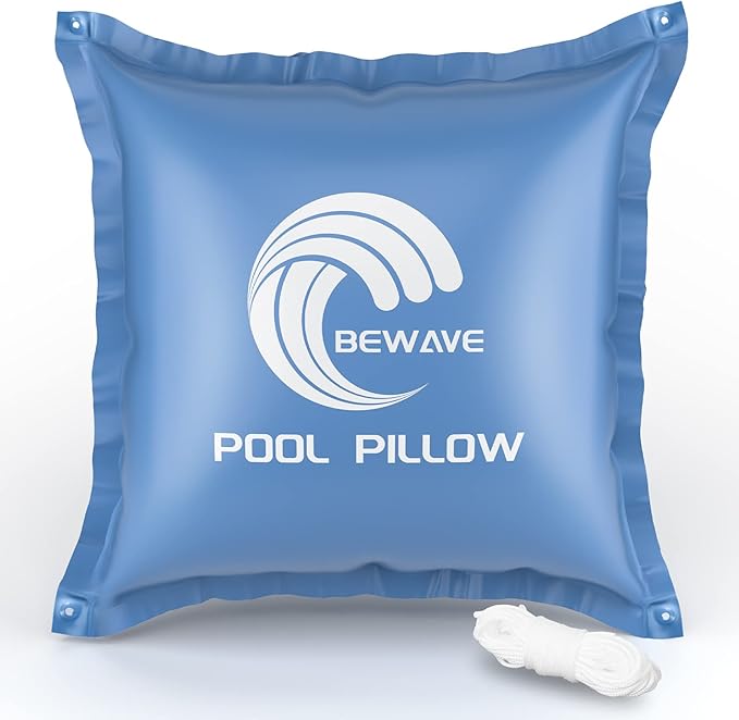 BEWAVE Pool Pillow, Winterizing Air Pillow for Above Ground Winter Swimming Pool Covers, 4 x 4 Ft
