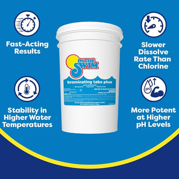 In The Swim Bromine Plus and Alkalinity Increaser - 25 Pounds of Bromine - 25 Pounds of Alkalinity Increaser