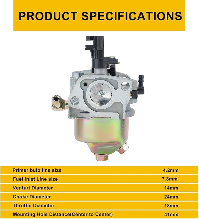 Panari 951-12705 Storm 2410 2620 Carburetor for Troy-Bilt Storm 2410 2420 2620 2690 24'' 26'' 179cc 208cc Craftsman Cub Cadet MTD Snowblower parts Replace 951-14026A 751-10974 31AM62N2711 Carb
