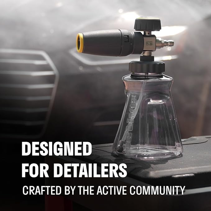 ACTIVE Premium Short Pressure Washer Gun with Swivel + Premium Foam Cannon for All types of Pressure Washers