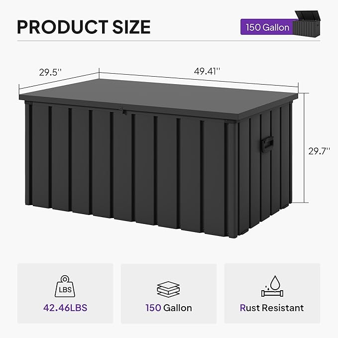PURPLE LEAF 10' X 12' Hardtop Gazebo with Galvanized Steel Double Roof for Patio Lawn and Garden, Curtains and Netting Included, Grey