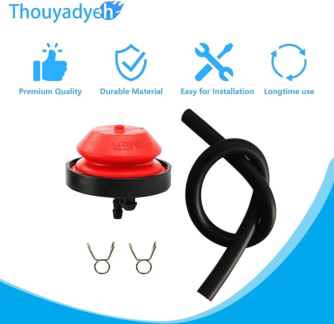 570682A Primer Bulb Fuel Line Kit Replacement Tecumseh Sear Craft-sman Yard Machines Snow Blower Thrower Parts 570682 321802A 751-10639 951-10639A 056-200 951-10888A