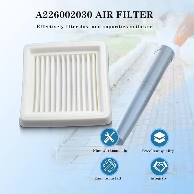 3 Pcs Air Filter With pre-filter For Echo PE-2620 PB-2620 SRM-2620 SRM-2620T SRM-3020 Weed Eater Trimmer A226002030 A226002040
