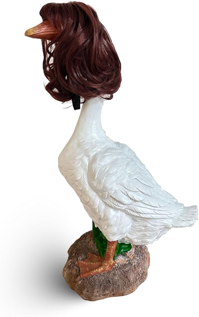 Porch Goose Wigs, Porch Goose Outfits Lawn Goose Statue Accessories for Outdoor Garden Patio Yard Goosey Decor （Style 10）