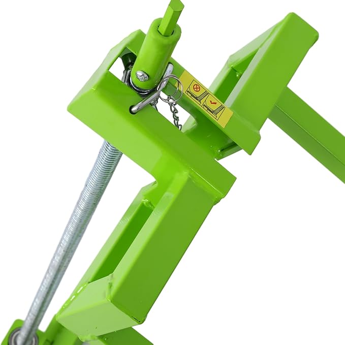 Ride on Lawn Mower Jack Lift, 800 Lbs Capacity Lawn Tractor Lifter Telescopic Maintenance Jack for Lawn Mowers and Garden Tractors, Lawn Tractor + 45°Tilt Adjustable (Green)