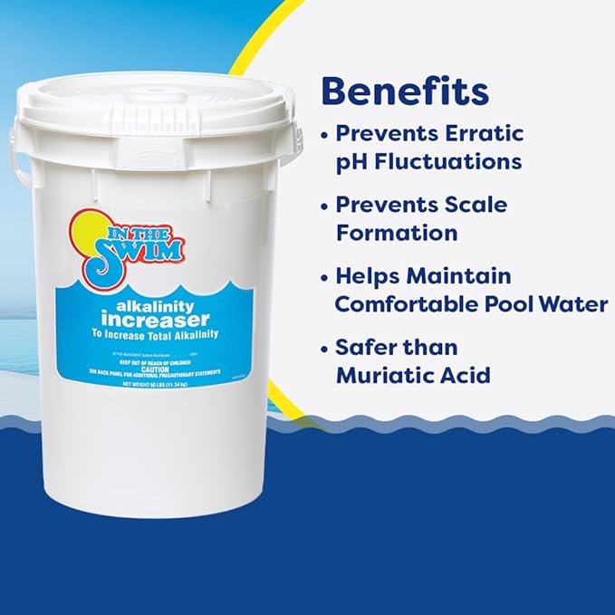 In The Swim Bromine Plus and Alkalinity Increaser - 50 Pounds of Bromine - 50 Pounds of Alkalinity Increaser