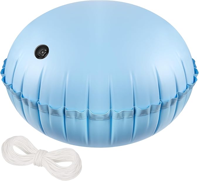 Pool Air Pillows for Above Ground Pools - 4ft Dia. Winter Closing Winterizing Kit with Ropes, Thicken PVC Ice Equalizer Support, Swimming Pool Patio Furniture Cover Airbag